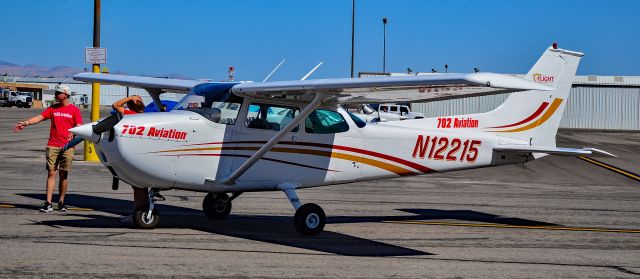 Cessna Skyhawk (N12215) - N12215 1973 CESSNA 172M Skyhawk s/n 17261887 - North Las Vegas Airport 2023 Aviation Open Housebr /North Las Vegas Airport  KVGTbr /Photo: TDelCorobr /June 3, 2023