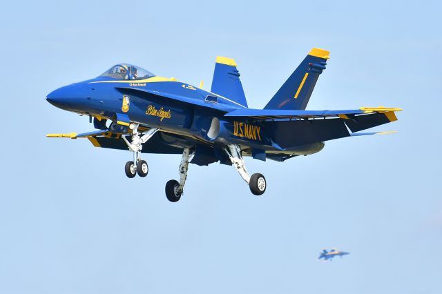 McDonnell Douglas FA-18 Hornet — - Blue Angels F/A-18 Hornet at Thunder Over Michigan 2017.