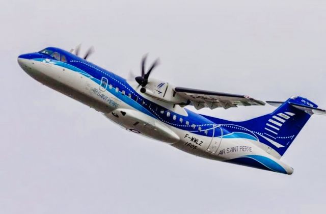 Aerospatiale ATR-42-600 (F-ORLB) - Vol d'acceptation à Toulouse pour la réception par la Compagnie Air St-Pïerre de son nouvel ATR 42-600