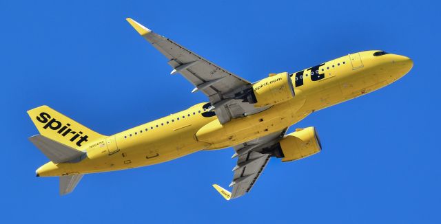 Airbus A320neo (N966NK) - N966NK Airbus A320-271N s/n 11188 - Harry Reid International Airport  KLASbr /Photo: TDelCorobr /September 14, 2024