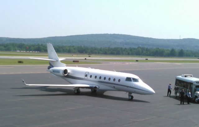 IAI Gulfstream G200 (N866G) - Gulfstream 200 on the ramp at Barnes