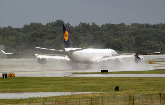 Airbus A340-600 (D-AIHQ) - Taken 6-6-2013