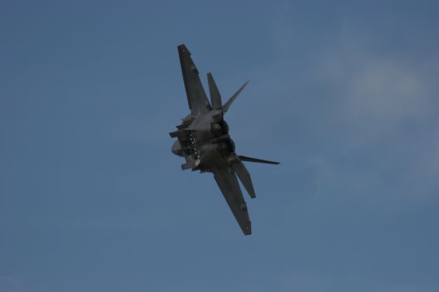 — — - F-22 Raptor from Langley AFB EAA 2008
