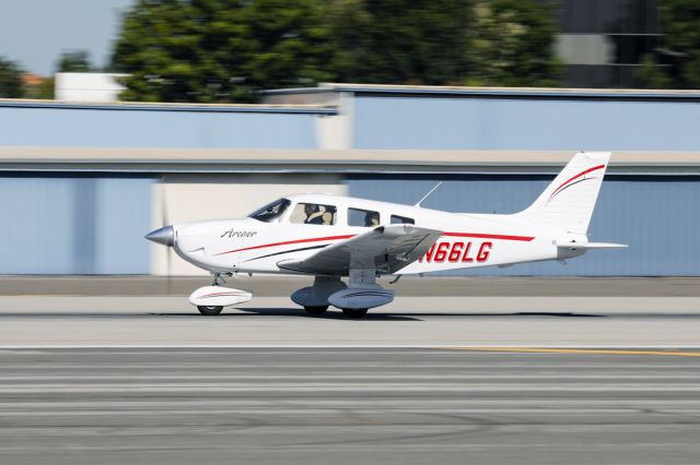 Piper Cherokee (N66LG) - Mid field taking shots of our students taking off!