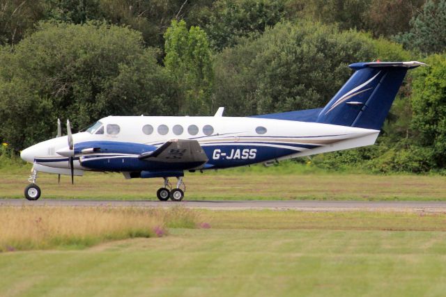 Beechcraft Super King Air 200 (G-JASS) - 2Excel Aviation Super King Air departing rwy 25 on 3-Aug-21 heading for EGCN as BRO30P.