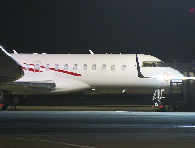Bombardier Global Express (VP-CTP) - I took this picture on Jul 29, 2018.br /The VP-CTP is blocked by an obstacle and it is impossible to take the whole picture.