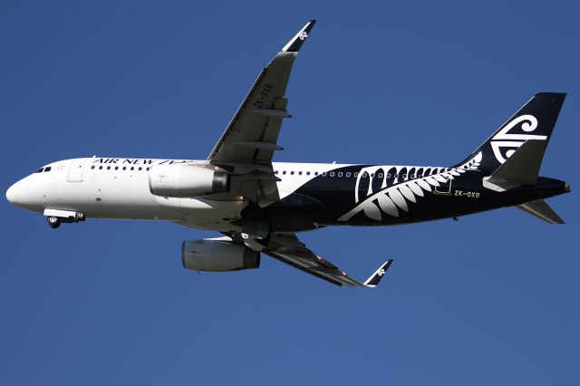 Airbus A320 (ZK-OXB) - on 26 August 2018