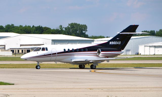 Hawker 800 (N968AB) - Raytheon Hawker 800XP N968AB in Oakland County Airport