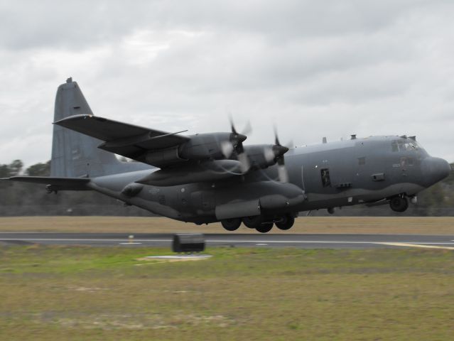 Lockheed C-130 Hercules (89-1053) - An AC-130U, Spooky 44, doing touch-n-gos in Tallahassee.