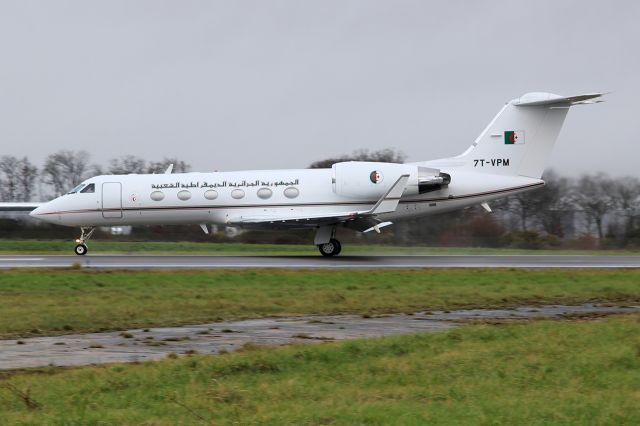 Gulfstream Aerospace Gulfstream IV (7T-VPM) - From Rennes Saint-Jacques To Algiers