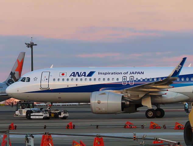 Airbus A320neo (JA217A) - I took this picture on Feb 19, 2020.