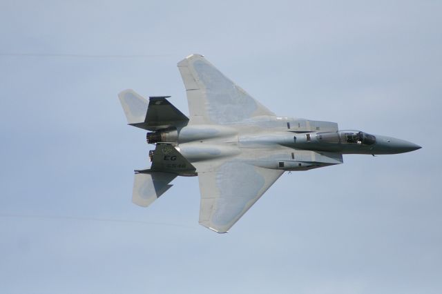 McDonnell Douglas F-15 Eagle — - F-15 Eagle performs at the Kansas City Air Show at Wheeler Downtown Airport, Kansas City, Missouri