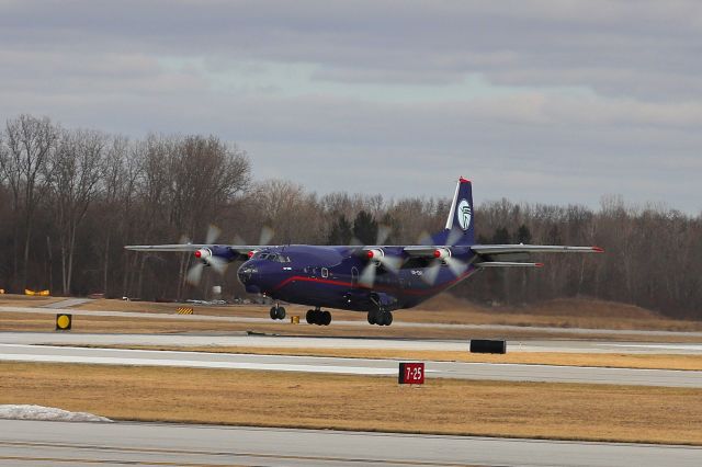 Antonov An-12 (UR-CNT) - One of my more interesting catches in a long time. I caught UKL5034 arriving from Managua Int'l (Augusto Cesar Sandino Int'l) this afternoon, 23 Feb 2022. 