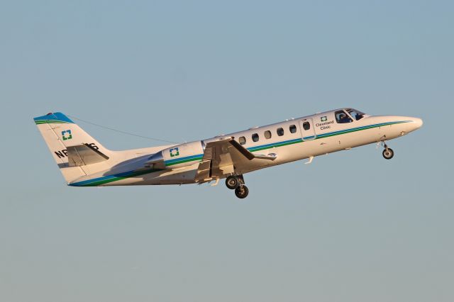 Cessna Citation V (N690ES) - PXG525, an Aitheras Air Medical Group/Cleveland Clinic Critical Transport, seen here during an early morning departure from RWY 6L on 27 Mar 2019.