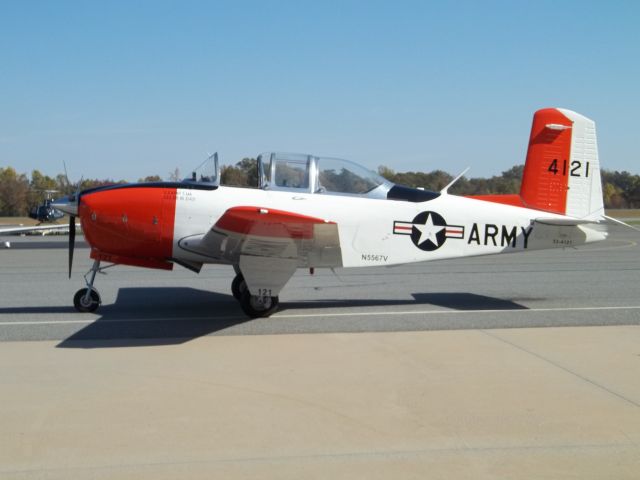 N5567V — - Navy Trainer in front of Spitfire Aviation, Concord, N.C.