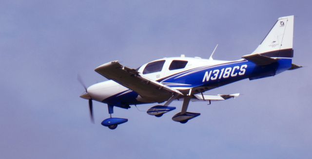 Cessna TTx (N318CS) - About to touch down is this 2016 Cessna T240 Corvalis TTX in the Summer of 2024.