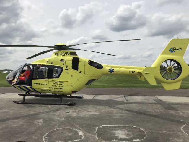 PH-HVB — - Lifeliner Medevac Helicopter coming in for a fuelstop on EHHV