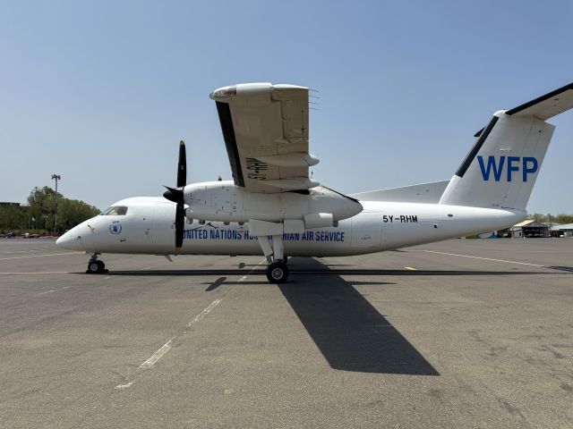 5Y-RHM — - Sitting in the baking heat of Djibouti. An aircraft flying  for the WFP World Food Program. 15-AUG-2024.