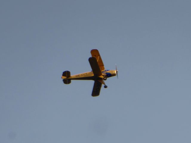 OE-CUT — - CASA 1.131E Jungmann OE-CUT, seen over Heringsdorf beach in the noon of 19.09.2020. Probably coming from EDAH, maybe for a sightseeing flight.