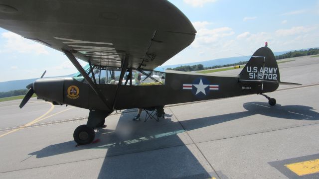 Piper L-21 Super Cub (N4108A) - Aviation Awareness Day 2015. 