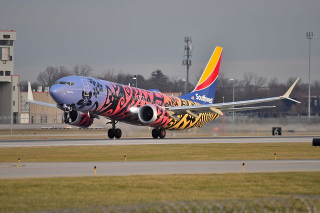 Boeing 737 MAX 8 (N8710M) - V-1, Rotate! 23-R 12-16-23. Beginning her journey to CUN