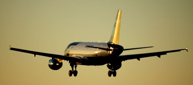 Airbus A319 (XA-UER) - Landing 30L, Shot from South end of Runway (07/25/2010)