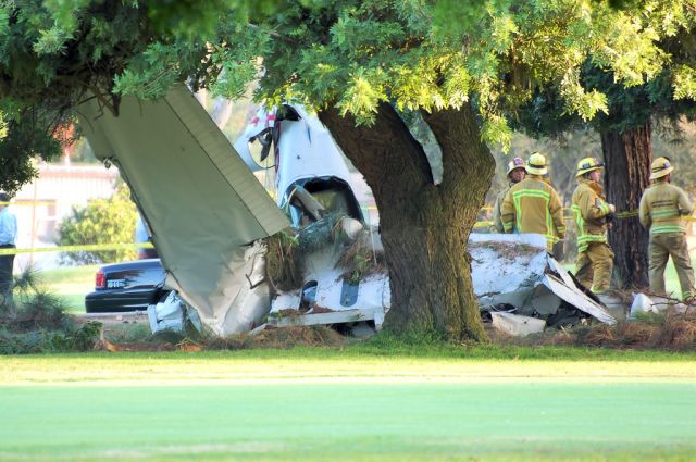 Cessna 152 (N94838) - This C-152 crashed shortly after take off on a golf course.