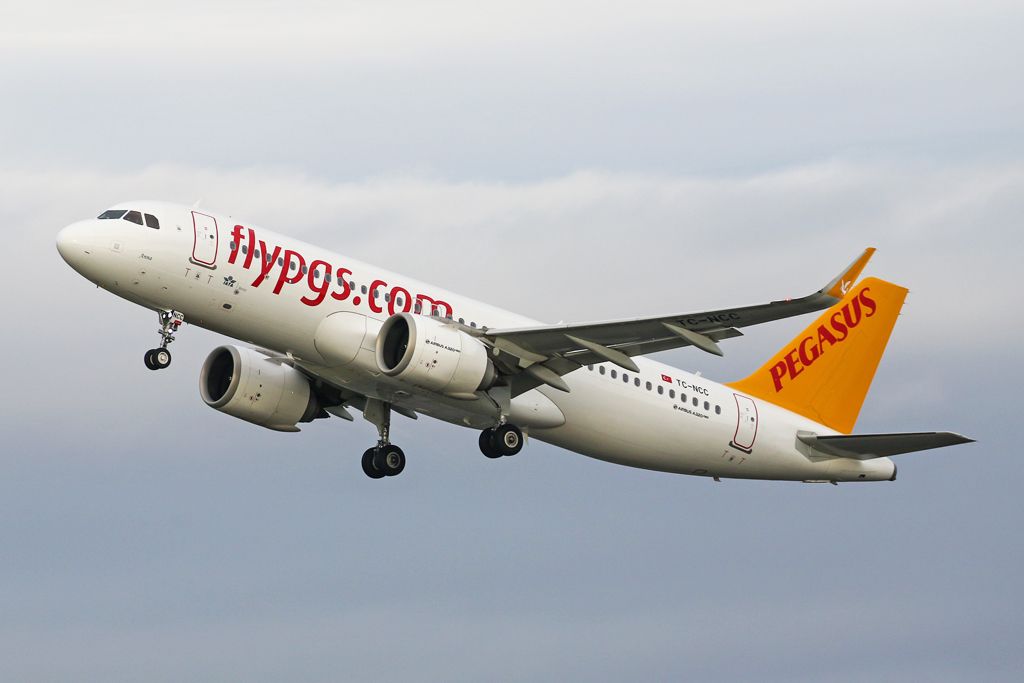 Airbus A320neo (TC-NCC) - PGT1180 climbing out from 23R on the return to Istanbul SAW