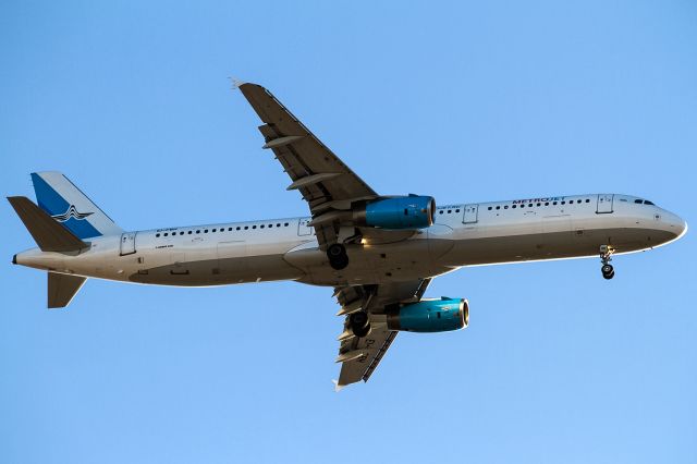 Airbus A321 (EI-FBH) - egyptian evening sun