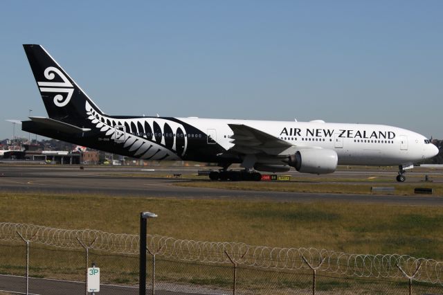 Boeing 777-200 (ZK-OKB) - on 13 August 2019