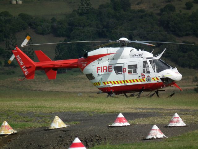 — — - KAWASAKI BK-117  VH - VRP at Lismore