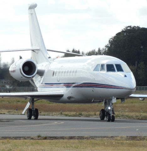 Dassault Falcon 2000 (N912MT) - Arriving at Aurora State Airport from S21 (Sunriver, OR)