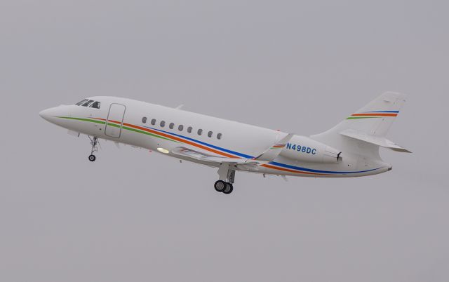 Dassault Falcon 2000 (N498DC) - Runway 02L departure @KDPA.