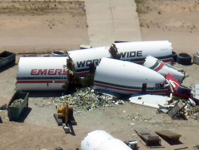 McDonnell Douglas DC-10 (N68042) - April 19, 2009: For Sale - DC-10 freighter... some assembly required!