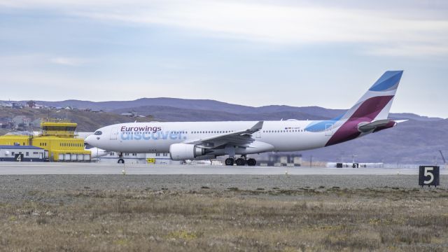 Airbus A330-200 (D-AXGF) - Medical Emergency landing in Iqaluit, Nunavut, Canada on SEP.9.2022 flight 4Y58\0CN58 