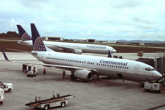 Boeing 737-800 (N27246) - Continental Micronesia 737 and 767s at Guam International Airport