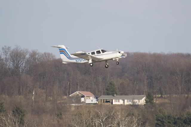 Piper Saratoga (N797CL) - Seen at KFDK on 2/26/2011