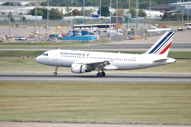 Airbus A319 (F-GRXK) - Taken from Freeport Carpark