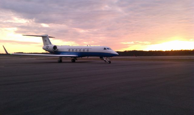 Gulfstream Aerospace Gulfstream V (99-0404) - Another shot of the C-37 at sunset.