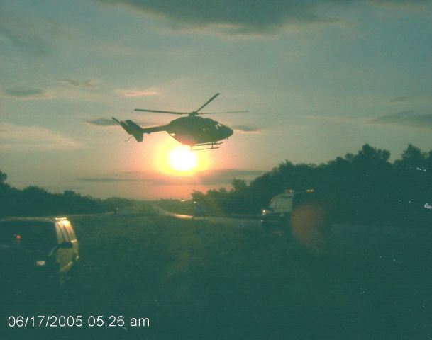 NUSANTARA NBK-117 (N155SC) - Early Morning accident on Interstate 80 Near Greenwood Nebraska, Star Care and Life Net Helicopters