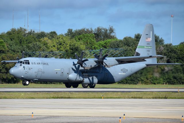 Lockheed EC-130J Hercules (01-1461) - Registration: 01-1461br /Callsign: "Ocean Seven-Eight"br /Aircraft: Lockheed C-130J Herculesbr /146th Airlift Wing / California ANGbr /br /** First Photos of 01-1461 on FlightAware **