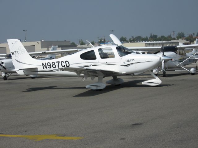 Cirrus SR-22 (N987CD) - Parked at Fullerton