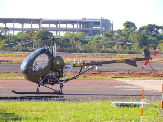 SCHWEIZER 269 (PT-YPE) - Airline: Brigada Militar "GUAPO 13" RSbr /Aircraft Type: SCHWEIZER 269C-1br /CN/IN: 0082br /Location: Criciúma - Forquilhinha (CCM / SBCM), Brazil