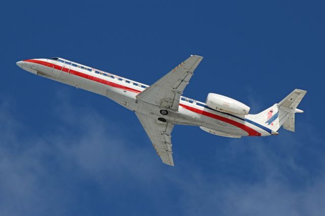 Embraer ERJ-135 (N838AE) - Another American Eagle/Envoy EMB-140 returned to service and seen here climbing out from RWY 24L on 1 Apr 2019.