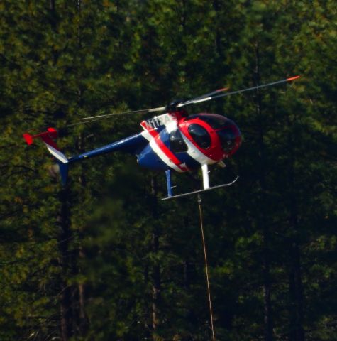 MD Helicopters MD 500 (N112AS) - Working out of Carson City, NV