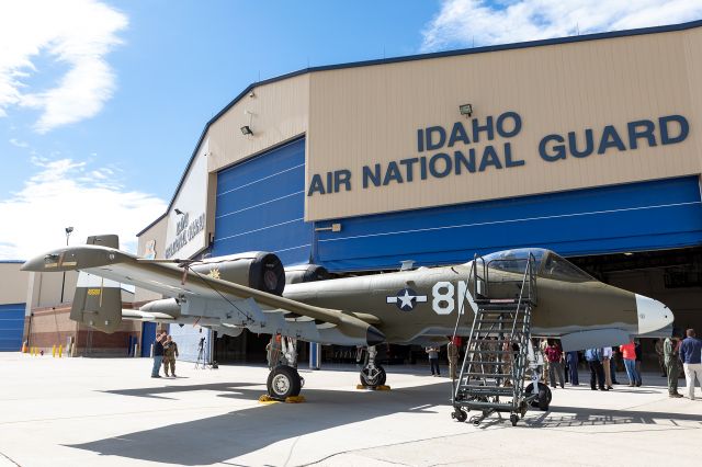 Fairchild-Republic Thunderbolt 2 (78-0618) - Celebrating 75 years of the 190th FS! Painted to commemorate the lineage with the 405th fighter squadrons P-47 Thunderbolt