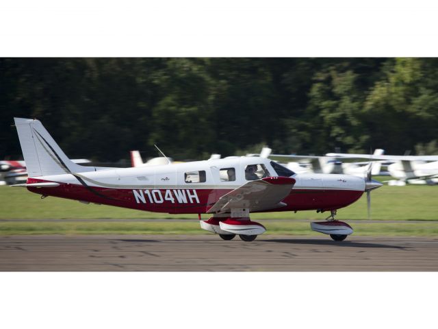 Piper Saratoga (N104WH) - A nice personal travel aircraft. Take off runway 08 at Danbury, CT.