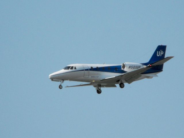 N501UP — - Wheels down for this Citation Excel on the final in the Spring of 2015.