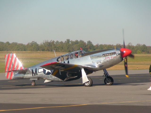 North American P-51 Mustang — - Collings Foundation P-51 at KFCI, October 2010