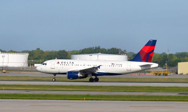 Airbus A319 (N344NB) - Delta Airbus A319-114 N344NB in Detroit